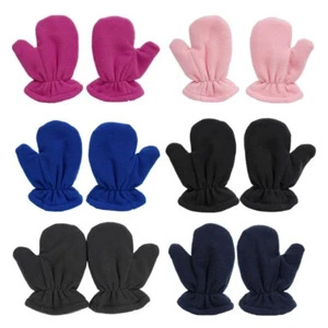 Kids Gloves Full Fingers Knitted Gloves Warm Mitten Winter Favor for Boys Girls - Picture 1 of 12