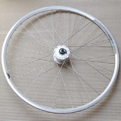 28" Vorderrad mit Shimano DH-C3000-3N-NT Nabendynamo Exal ZX 19 Felge DT Speiche - Bild 1 von 4