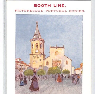 PORTUGAL GB Art Postcard BOOTH LINE *Thomar* Shipping Co Advert {samwells}PF232 - Image 1 of 4