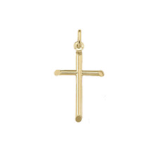 10K,14K,18K Yellow Gold Religious Classic Italian Cross with Crucifix