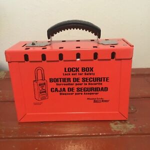 Lock Box Master Lock Safety Series Model #498A 12 Padlocks with LOCKOUT TOGGLES