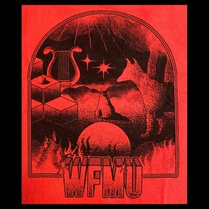 Neu nie getragen! WFMU RADIO T-SHIRT XXL 2XL Orange FREEFORM Best Show Scharpling - Bild 1 von 3