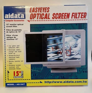 Easy Eyes Optical Screen Filter For PC Computer Monitor glare Static UV Rays - Picture 1 of 4