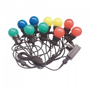 V-TAC VT-70510 catenaria luminosa led rgb lampadine 10pcs 5M raccordabile con in - Foto 1 di 4