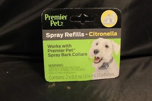 Premier Pet collare antiabbaio per cani ricarica 2 cartucce nuovo 0,11 oz - Foto 1 di 2