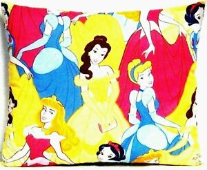 Toddler Pillow for Princess on multi-colors 100%Cotton PR8 New Handmade