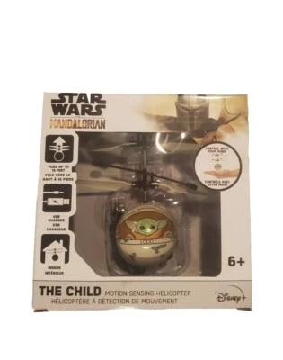 Star Wars Mandalorian The Child Motion Sensing Flying Helicopter Baby Yoda Drone - Image 1 of 4