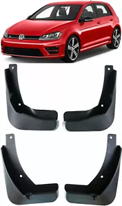 Genuine Splash Guards Mud Flaps For VW 2013-2017 GOLF MK7 R / R Line Hatchback - Picture 1 of 6
