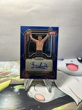 2023 Panini Prizm UFC Ignacio Bahamondes RC Rookie #SA-IBH Blue Prizm Auto /49