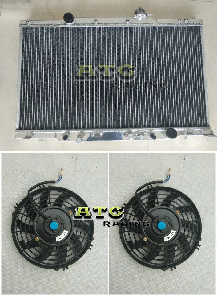 Aluminio PARA HONDA CRV CR-V 2002-2006 Elemento 2004-2006 2.4 L4 AT RADIADOR + Ventilador Foto 1 de 4
