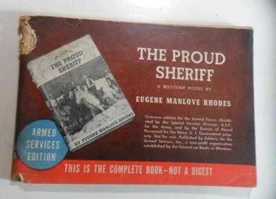 THE PROUD SHERIFF EUGENE MANLOVE RHODES  ARMED SERVICES EDITION PB #1-271 Foto 1 de 3