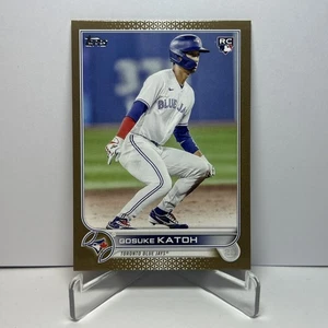 Serie de actualización Topps 2022 #US41 Gosuke Katoh RC dorado/2022 Toronto Blue Jays - Imagen 1 de 11