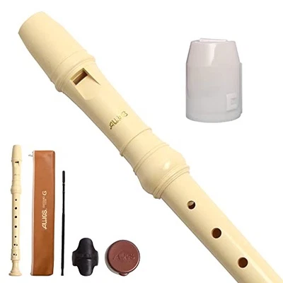 AULOS German-Style 302B Soprano Recorder with Antibacterial Cap Set - Image 1 of 2