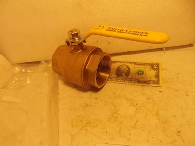 SMITH COOPER 1728155/56 2" FNPT NPT THREADED BRONZE BALL VALVE 600WOG 150WSP - Image 1 of 4