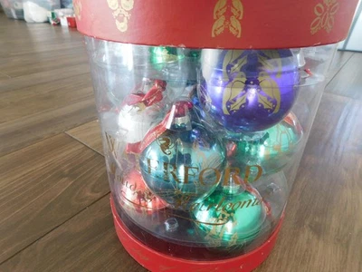 Waterford 12 Días de Navidad Colección Bombillas Adornos Vidrio Edición Limitada Foto 1 de 4