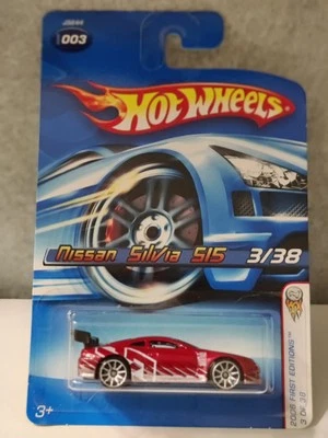  Nissan Silvia 515 #003 rojo 2006 primeras ediciones 3/38 más rápido que nunca Hot Wheels Foto 1 de 4