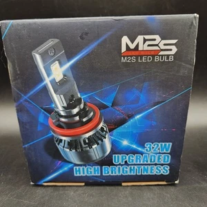 H7 M2S LED Headlight Bulb Conversion Kit High or Low Beam 6000K 32W Bright - Picture 1 of 6