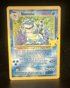 Pokemon Blastoise 2/102 Celebrations Classic Collection Ultra Rare Holo - Picture 1 of 2