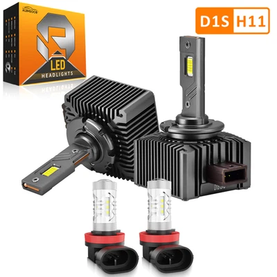 For 2008-2012 Mercedes-Benz E350 LED Headlight & Fog Light HID Xenon Replace Kit - Image 1 of 4