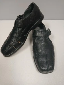 Mens Dr. Scholls Close Toed Leather Sandals Size 9.5 - Picture 1 of 8
