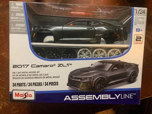 Maisto Camaro ZL1 Línea de Montaje Die-Cast Modelo Kit 1/24 - Imagen 1 de 4