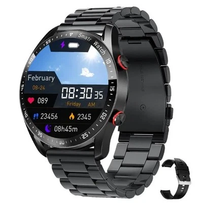 ECG+PPG Bluetooth Call Smart Watch Laser Health Blood Pressure Fitness Sports - Image 1 of 4