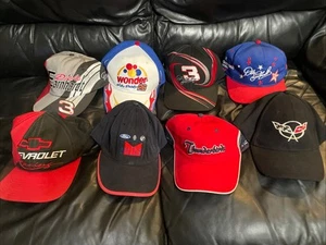 Cappello da corsa NASCAR lotto gruppo di 8 auto auto - Foto 1 di 21