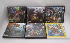 Monster Hunter 3G 4 4G CROSS Double X Stories ver. 1.2 6Games Nintendo 3DS Japan - Picture 1 of 11