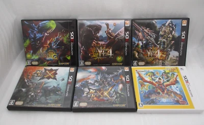 Monster Hunter 3G 4 4G CROSS Double X Stories ver. 1.2 6Games Nintendo 3DS Japan - Image 1 of 4