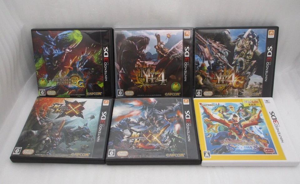 Monster Hunter 3G 4 4G CROSS Double X Stories ver. 1.2 6Games Nintendo 3DS Japan - Image 1 of 4