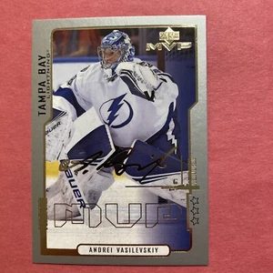 ANDREI VASILEVSKIY 2020-21 UPPER DECK MVP THIRD STAR GOLD SCRIPT 20TH ANN #79 - Picture 1 of 2