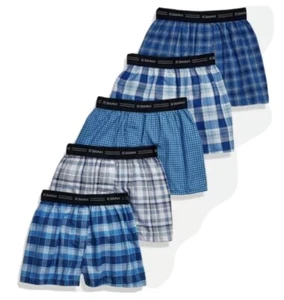 Hanes Big Boys' Boxer 5 Pack, Tartan, Small (Colors may, Tartan, Size Small(6-8) - Picture 1 of 6
