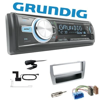 Grundig 1 DIN Autoradio Bluetooth DAB+USB für Honda Civic VII 2001-2003 silber - Bild 1 von 4