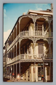Postcard Lace Balconies Typical French Quarters New Orleans Louisiana *A2750 - Picture 1 of 2