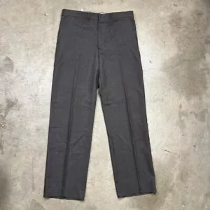 Vintage 80s Trousers Beige flat front talon zipper size 32 - Picture 1 of 6