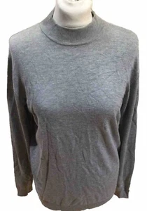 ZARA GREY MARL Tight Knit Jumper U.K. Medium - Picture 1 of 5