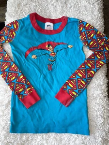 Superman by Hanna Andersson Boys Sz. 140 Classic Design Pj Top. Cute, fun - Picture 1 of 17