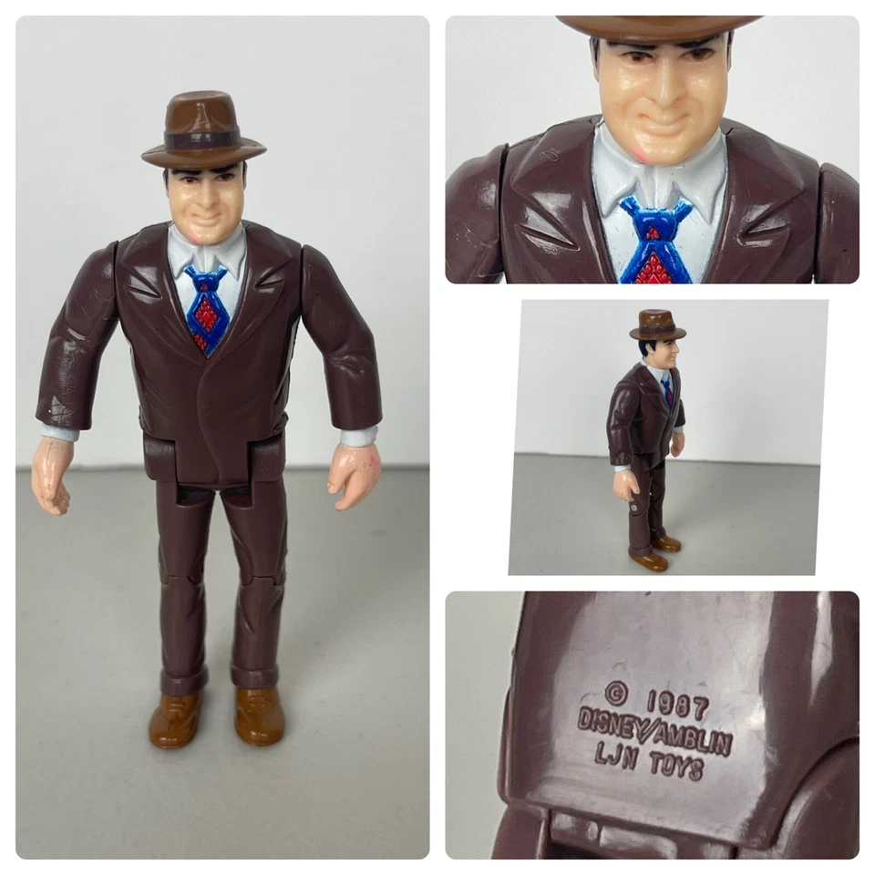 Figura de acción de colección LJN Who Framed Roger Rabbit Animates Eddie Valiant 4" 1987 Foto 1 de 4