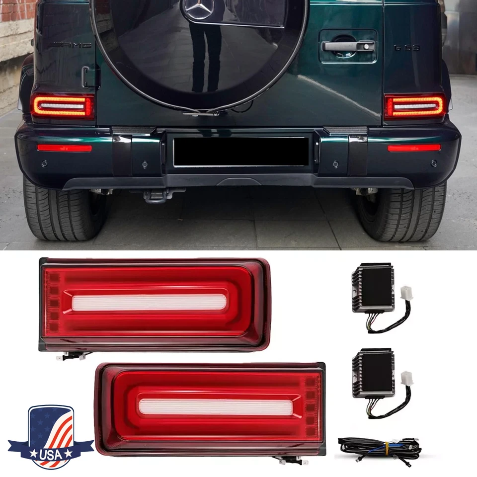 LED Taillights Tail Lights For 1999-2018 Mercedes Benz W463 G63 G550 G55 G500 - Image 1 of 4
