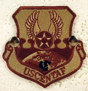 USAF Air Force USCENTAF Badge Insignia Crest Desert Tan Uniform Patch - Picture 1 of 1