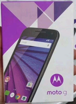 Motorola Moto G3 G 3rd Generation 8GB Black Unlocked Offers Welcome - Image 1 of 3