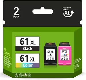 Remanufacture 61XL 61 XL Ink Cartridge For HP ENVY 4500 4501 4502 4504 5530 5535 - Picture 1 of 12