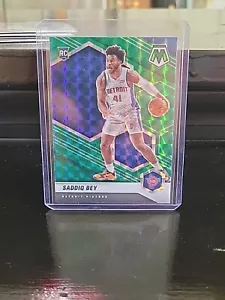 Saddiq Bey 2020-21 Mosaic Genesis Prizm Rookie #209 Detroit Pistons RC J70 - Picture 1 of 2