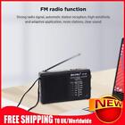 Mini AM/FM Radio AA Battery Powered Full-wave Band Emergency Radio (KK257 Black)