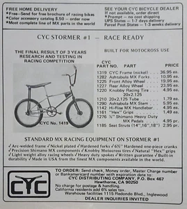 1975 Littlejohn Stormer BMX 20 LMR Motocross Bicycle Print Ad - Picture 1 of 1