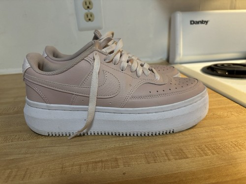 Nike Court Versione Alta Donna Taglia 8 Colore Rosa Stile Oxford