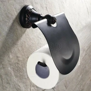Bathroom Accessories Wall Mounted Oil Rubbed Brass Toilet Paper Holder Gba441 - Picture 1 of 4