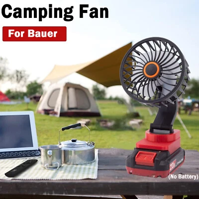 Ventilador de camping para sitio de trabajo al aire libre para mini ventilador Bauer 20V Max batería - solo herramienta Foto 1 de 4