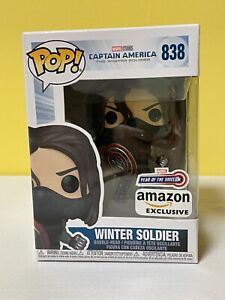 Funko Pop Marvel Captain America Winter Soldier #838 Amazon Year of the Shield