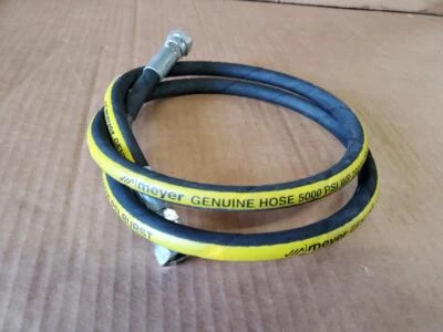 Genuine OEM Meyer 22885 Snow Plow Hydraulic Hose 1/4x54 Female ORF Swivel E72 - Image 1 of 4